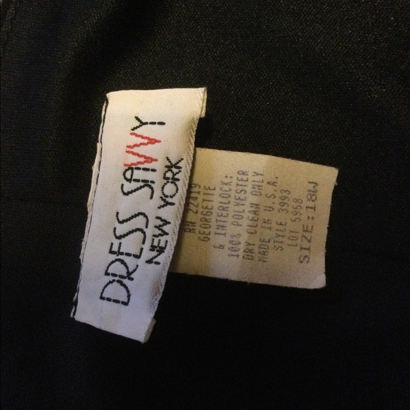 Sleeveless Black Dress Size 18W - Picture 4 of 5